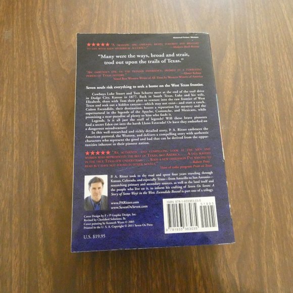 Seven OX Seven 70X7 A Story Of Some Ways In The West By P.A. Ritzer - Picture 2 of 2